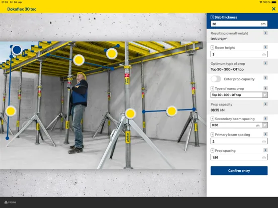 Screenshot di Doka Tools iPad 