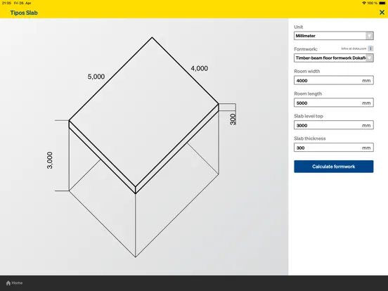 Screenshot di Doka Tools iPad 