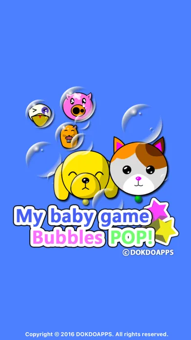 My baby game Bubbles pop! lite 스크린샷