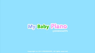 Zrzuty ekranu My baby Piano lite