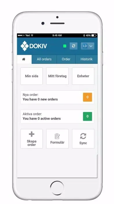 Dokiv order Screenshots