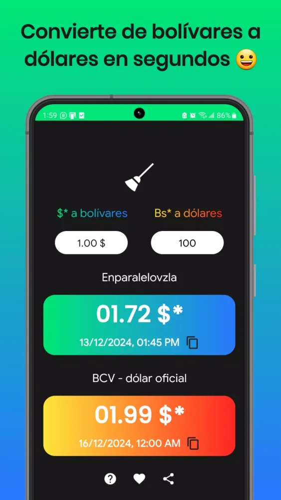 Precio del Dólar Promedio Vzla應用截圖