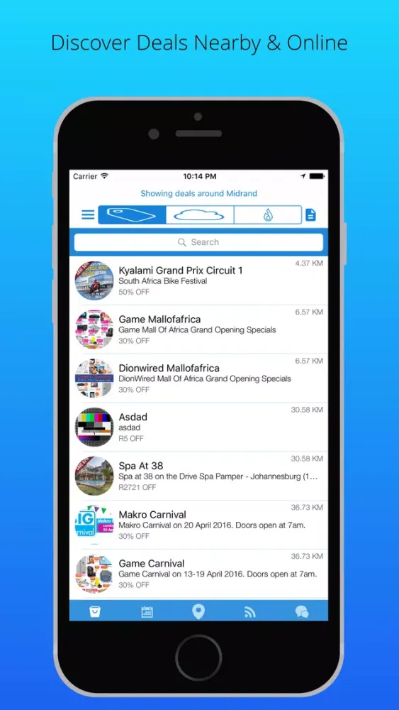 DOLAZONE - Find Deals, Events, Places, RSS & Social Screenshots