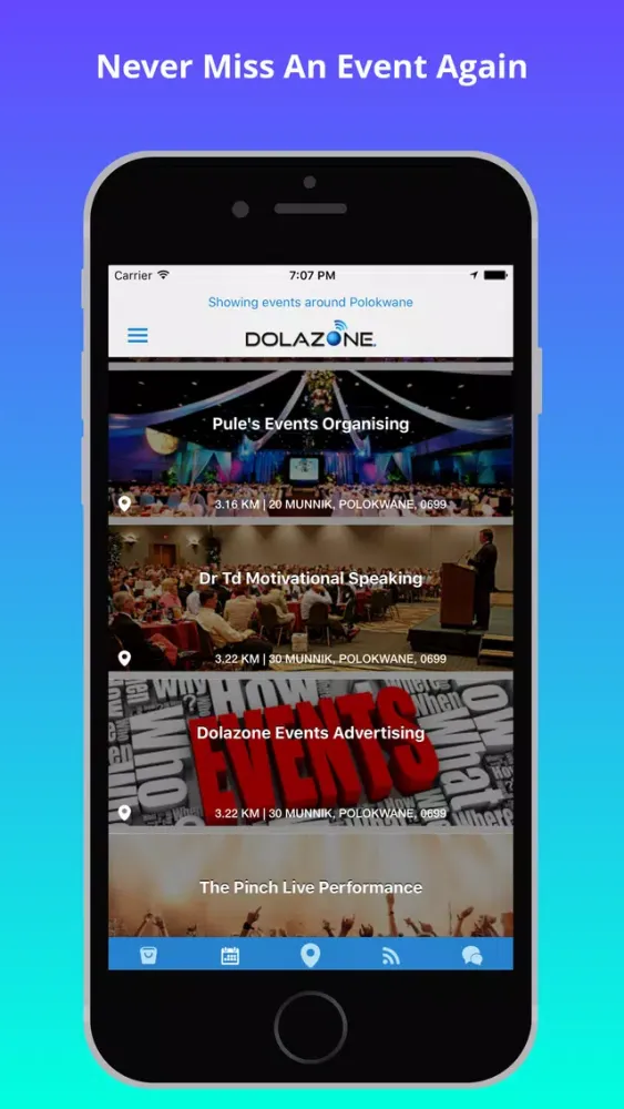 DOLAZONE - Find Deals, Events, Places, RSS & Social Screenshots