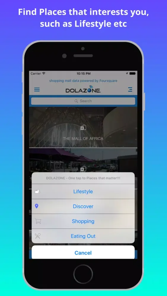 DOLAZONE - Find Deals, Events, Places, RSS & Social Screenshots