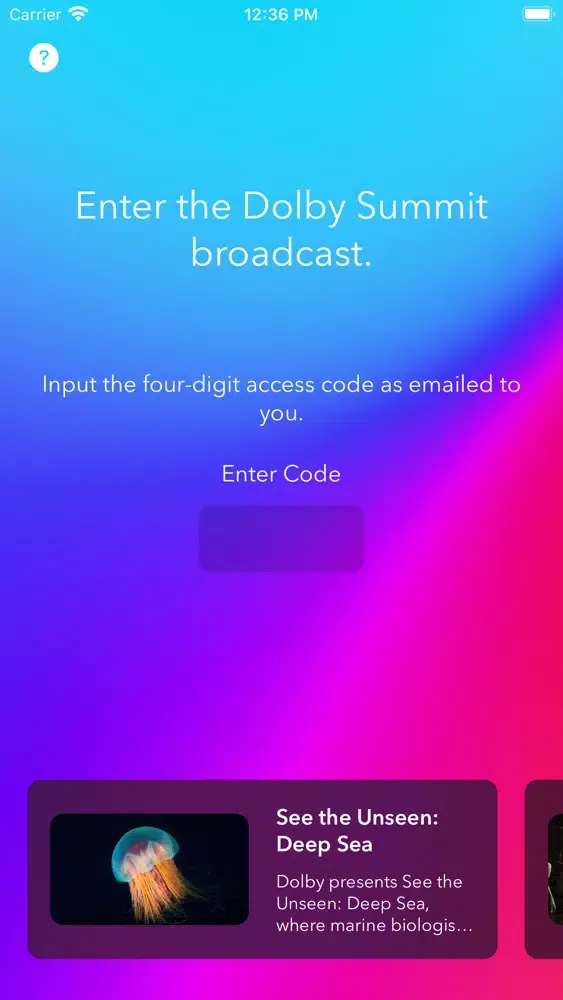 Ảnh chụp màn hình của Dolby Summit
