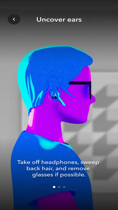 Capturas de tela do Dolby Personalization