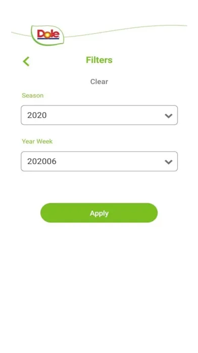 Dole SA Mobile App स्क्रीनशॉट