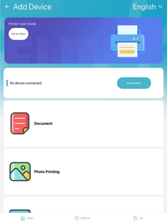 Dolewa A4Printer iPad  Screenshots