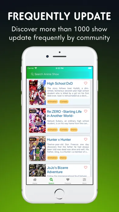 Zrzuty ekranu Anime TV - Cloud Shows Apps