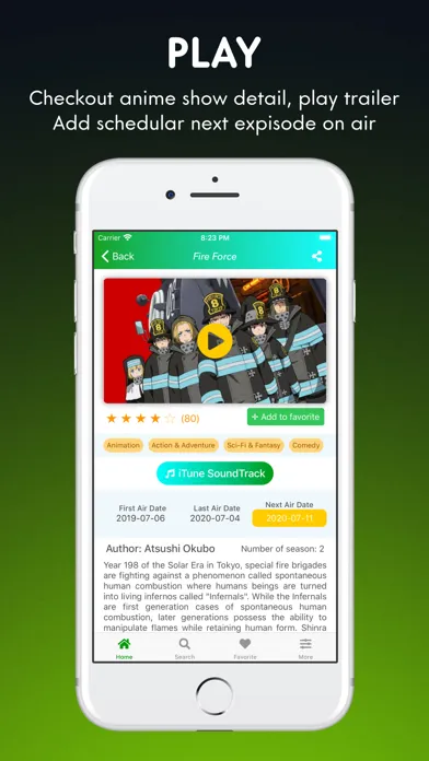 Zrzuty ekranu Anime TV - Cloud Shows Apps