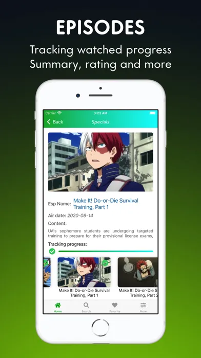 Zrzuty ekranu Anime TV - Cloud Shows Apps