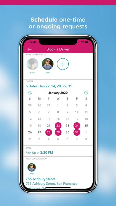 Capturas de pantalla de Kango - Rides and Childcare