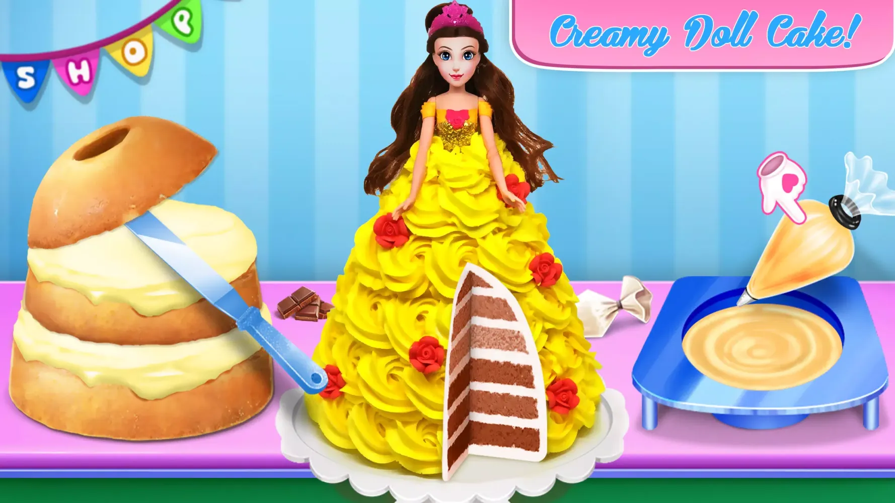 Screenshot di Doll cake decorating Cake Game