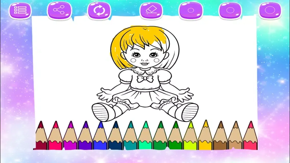 Dolls Coloring Pages Lol स्क्रीनशॉट
