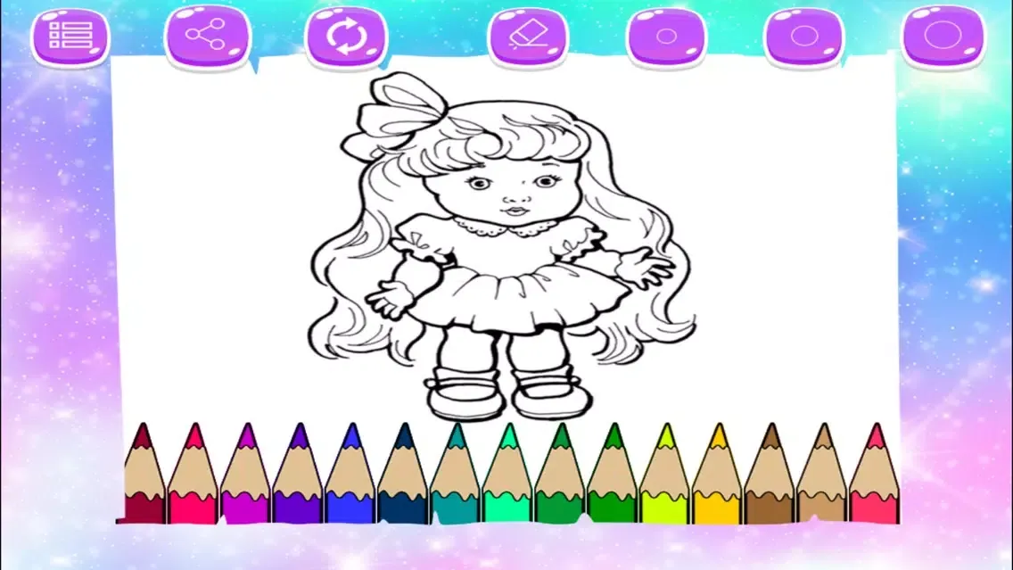 Dolls Coloring Pages Lol स्क्रीनशॉट