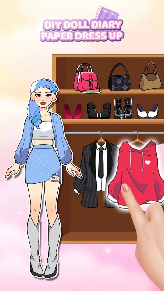 Скриншоты DIY Doll Diary: Paper Dress Up