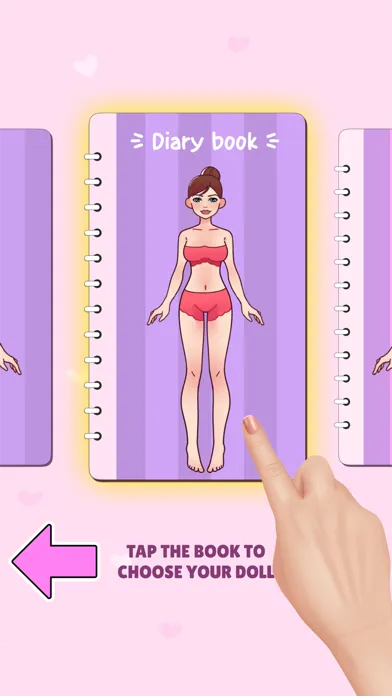 Tangkapan skrin DIY Doll Diary: Paper Dress Up
