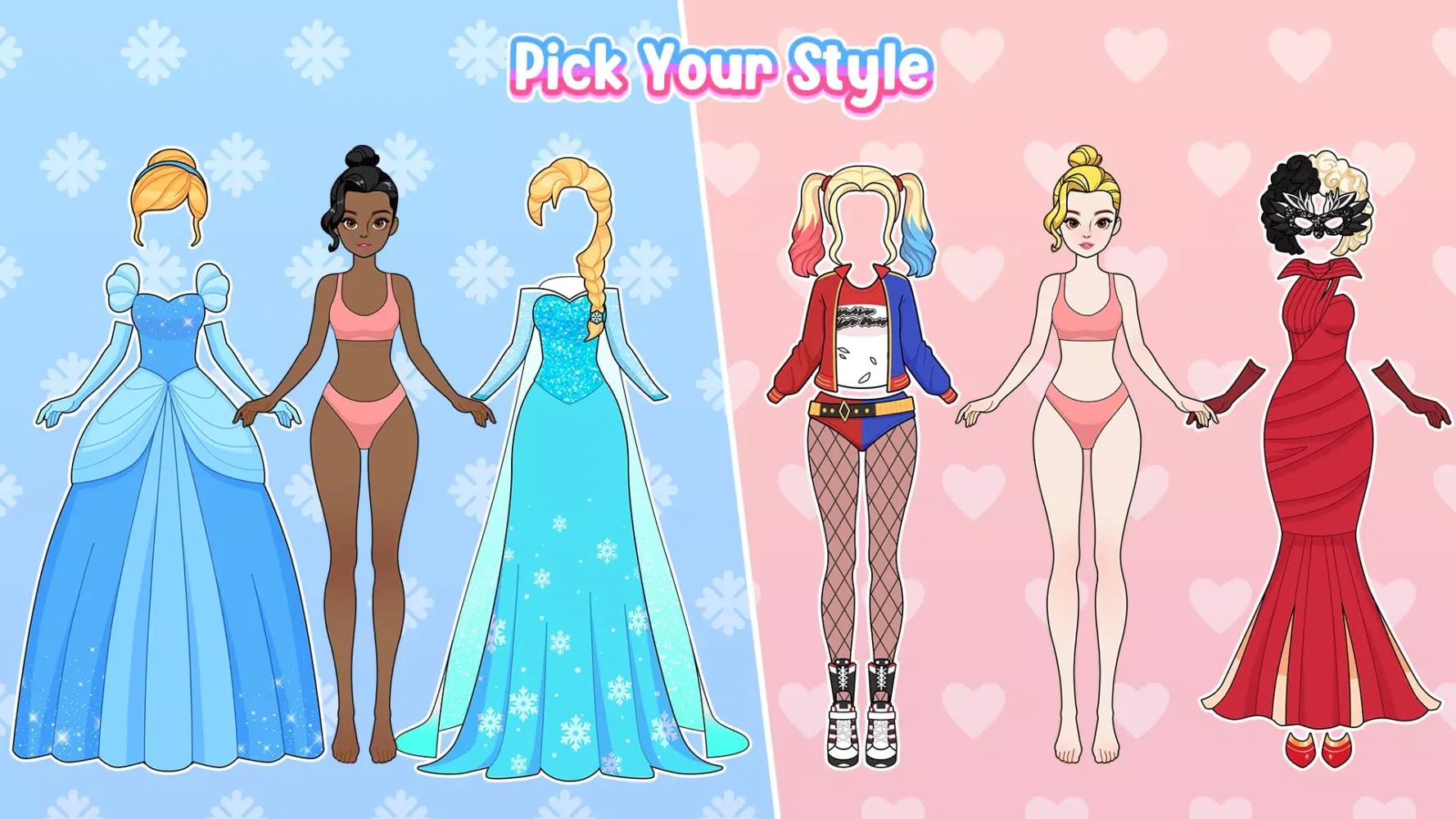 Paper Doll Makeover & Dress Up Screenshots