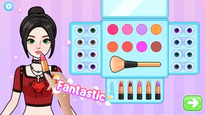 Capturas de tela do Paper Doll Makeover & Dress Up
