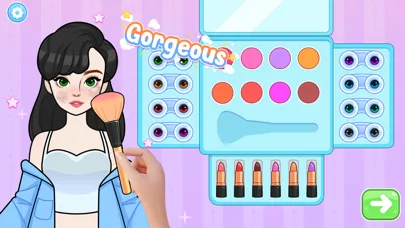 Capturas de tela do Paper Doll Makeover & Dress Up