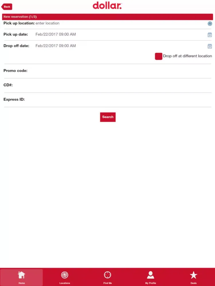 Captures d'écran de Dollar Mobile iPad 