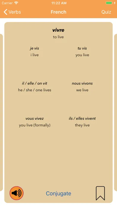 Capturas de tela do iSabi™ French+
