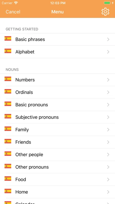 iSabi™ Spanish+ 스크린샷