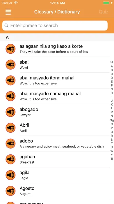 iSabi™ Tagalog+ スクリーンショット