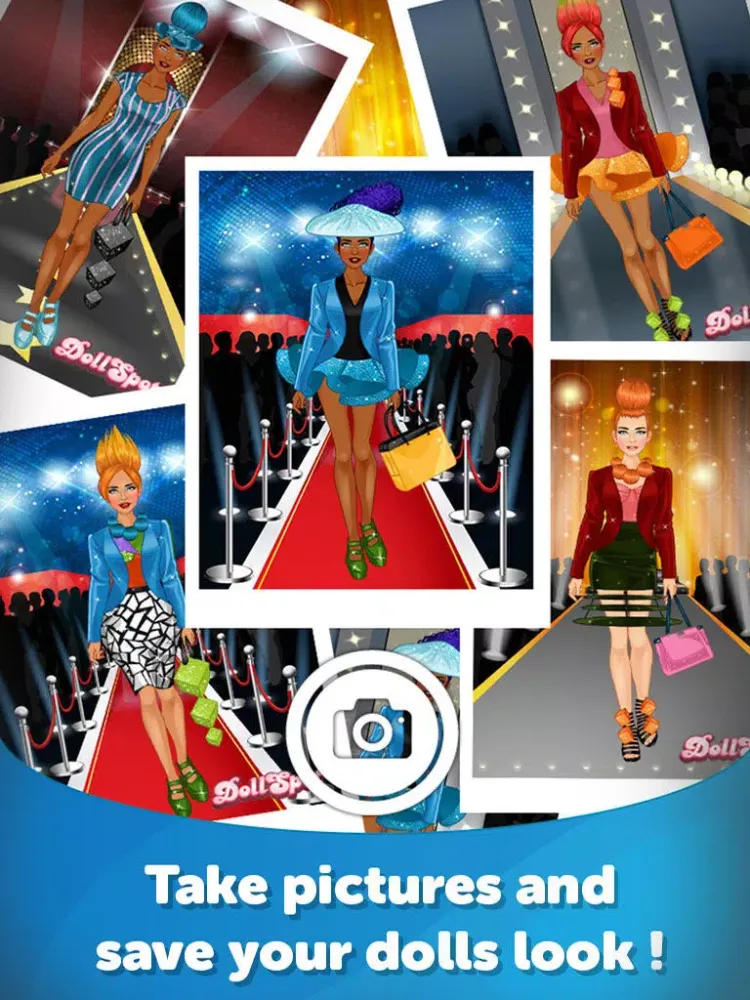 تصاویر Runway Dress Up-Fun Doll Makeover Game iPad 