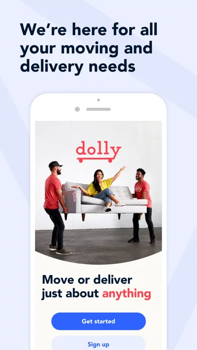 ภาพหน้าจอของ Dolly: Moving & Delivery Help