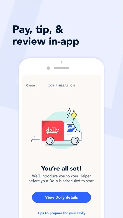ภาพหน้าจอของ Dolly: Moving & Delivery Help