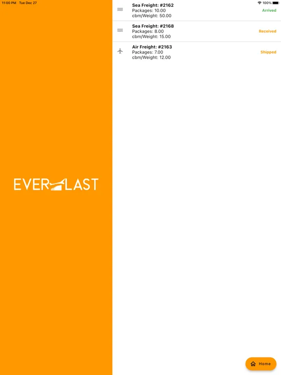 Everlast Shipping iPad  Ekran Görüntüleri