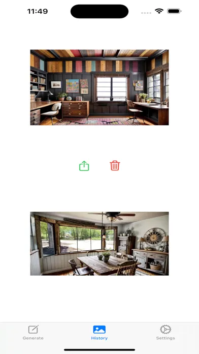 Capturas de pantalla de AI Interior Design & Home AI
