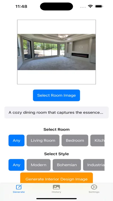 Capturas de pantalla de AI Interior Design & Home AI