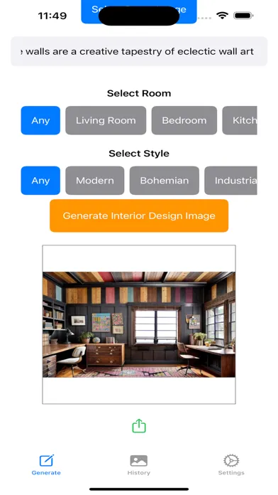 Capturas de pantalla de AI Interior Design & Home AI