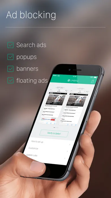 Tangkapan layar Umbra - Ad Blocker for Safari Browser, Best Free Content & Ads Block Extension