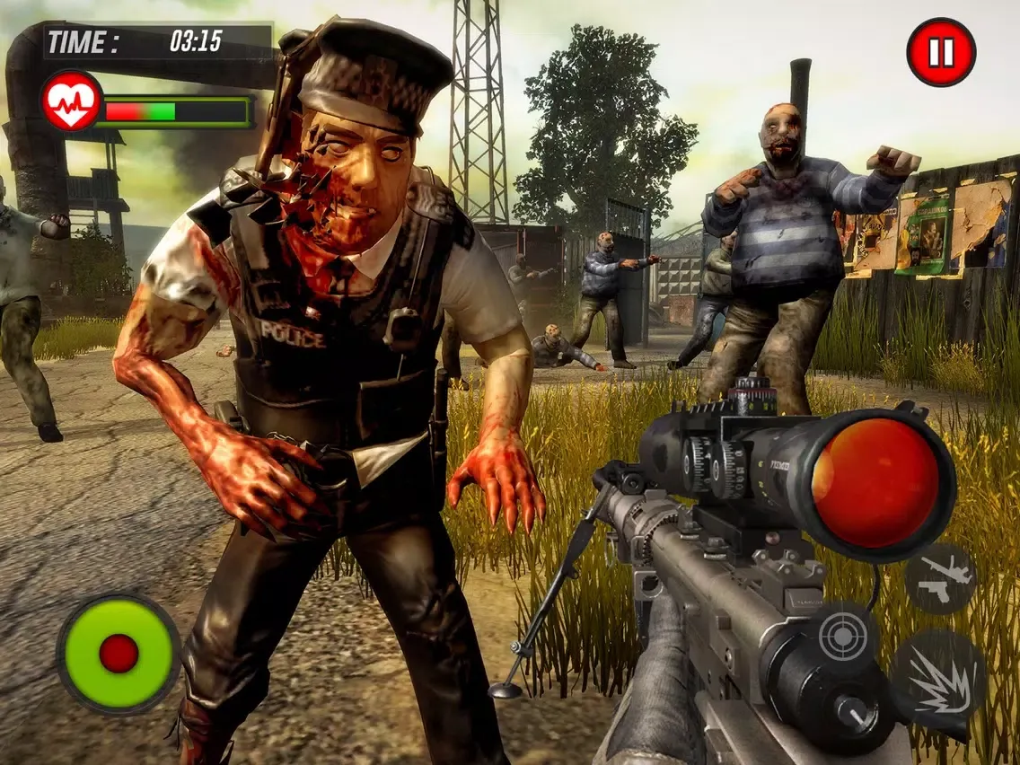 Ultimate Zombie Shooting War iPad  스크린샷