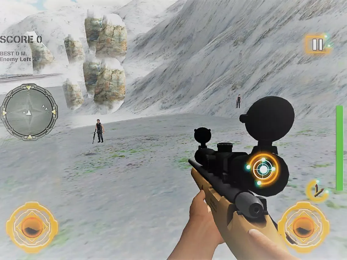 Mountain Gun Sniper 3D Shooter iPad 应用截图