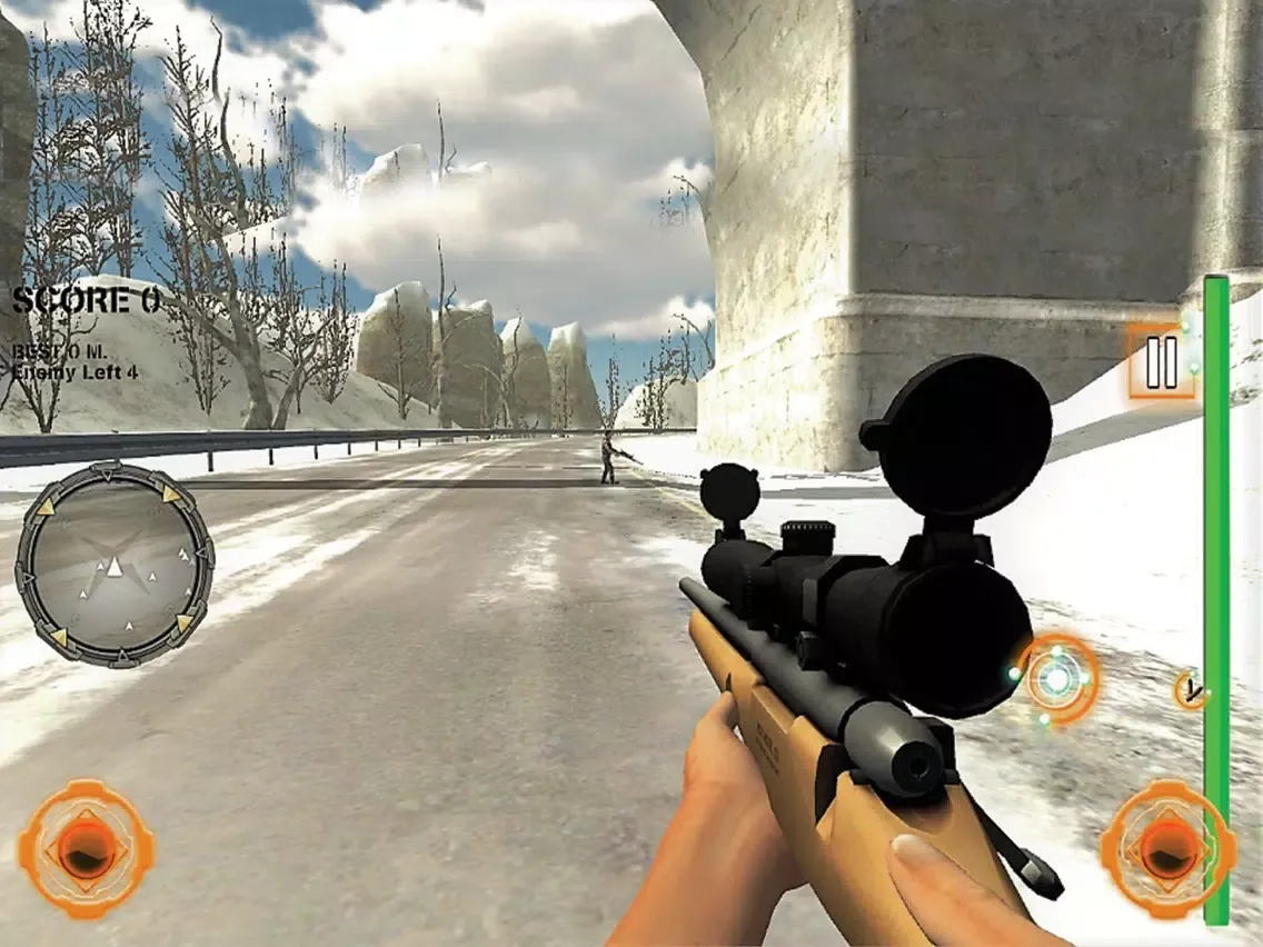 Mountain Gun Sniper 3D Shooter iPad 应用截图