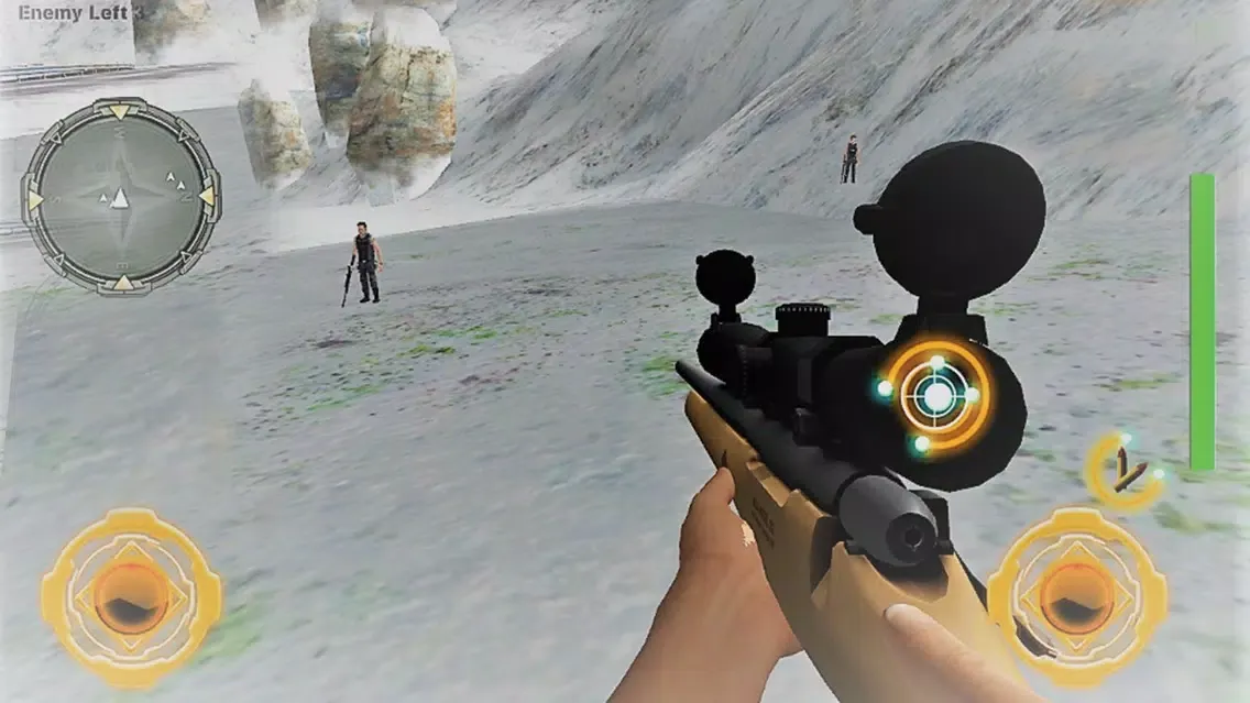 Mountain Gun Sniper 3D Shooter应用截图