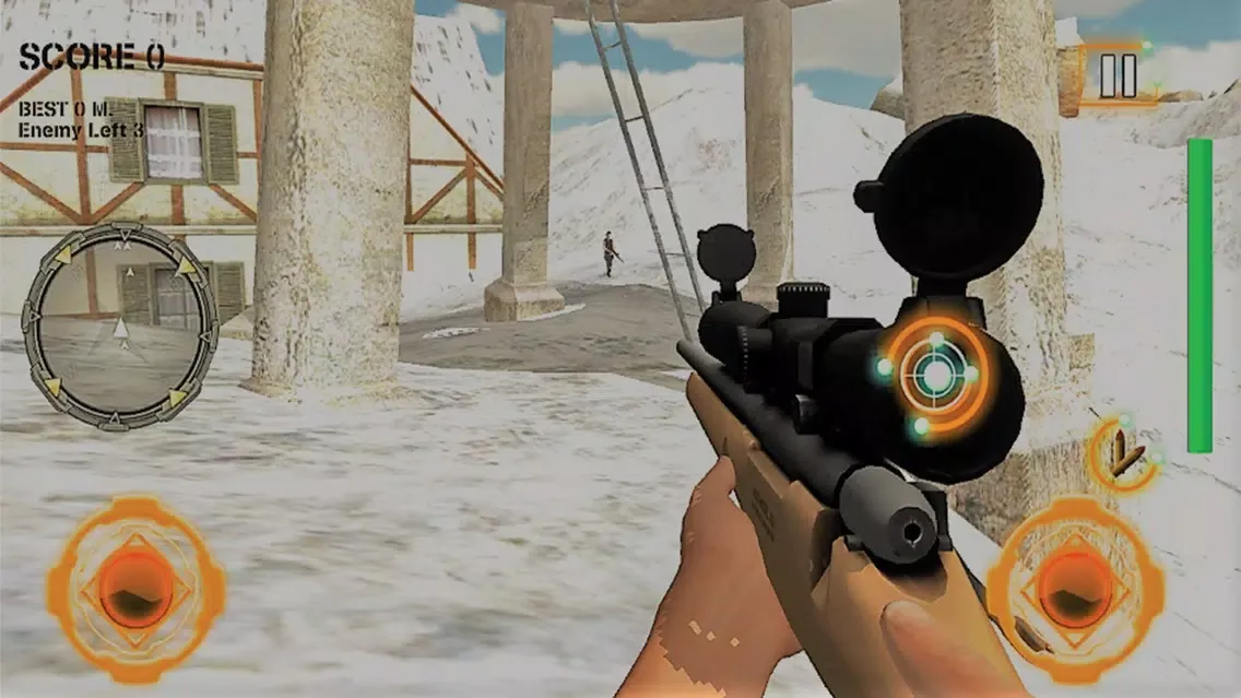 Mountain Gun Sniper 3D Shooter应用截图
