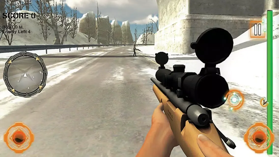 Mountain Gun Sniper 3D Shooter应用截图