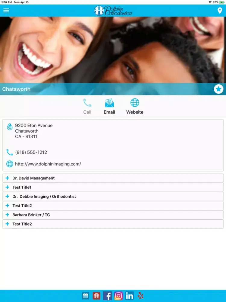 Tangkapan skrin My Orthodontist iPad 