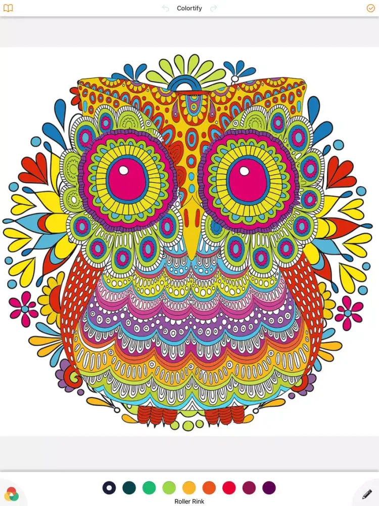 Tangkapan skrin Colortify iPad 