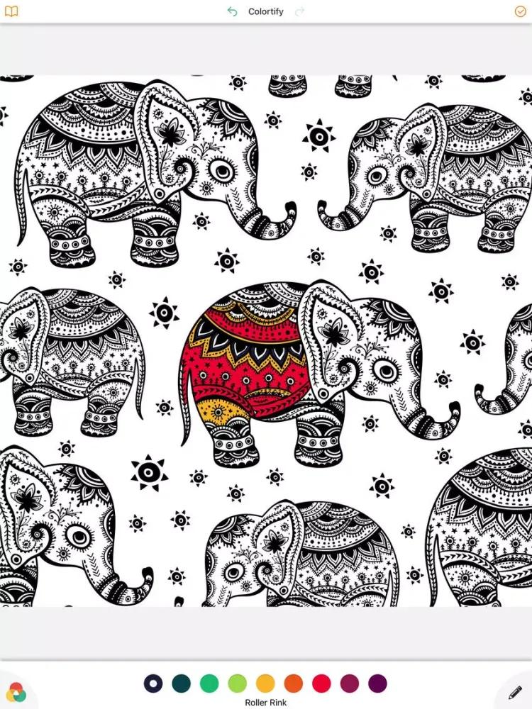 Tangkapan skrin Colortify iPad 