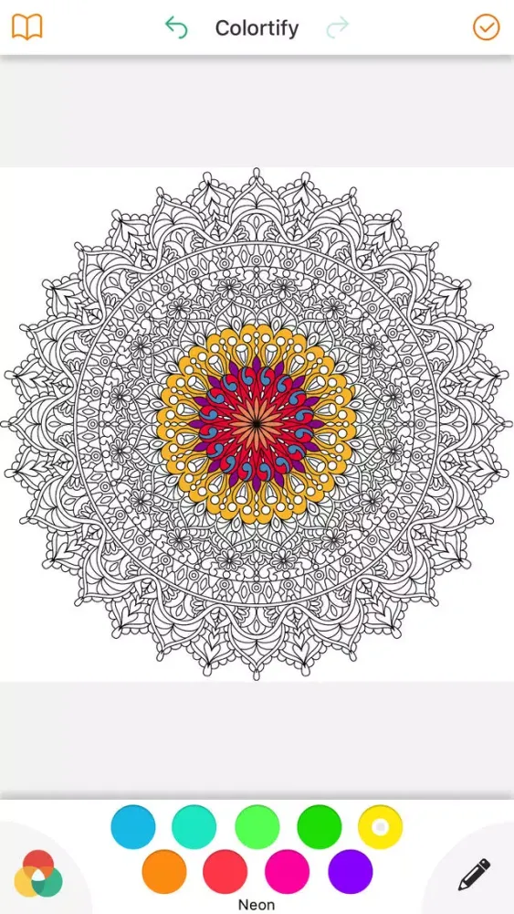 Tangkapan skrin Colortify
