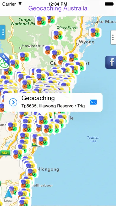 Capturas de pantalla de Geocaching Australia