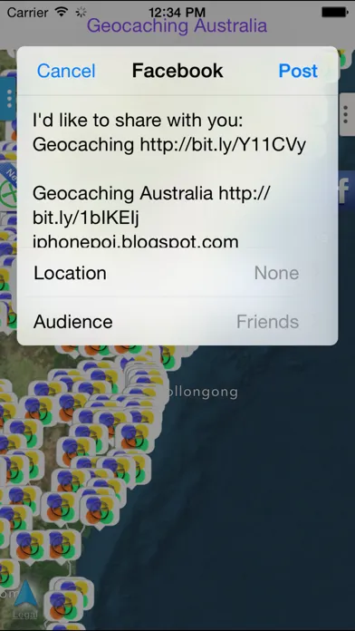Capturas de pantalla de Geocaching Australia