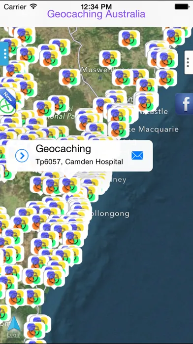 Capturas de pantalla de Geocaching Australia